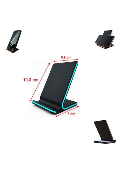 Özel Üretim Telefon Standı Telefon Tutucu Masaüstü Vb. İçin Özel Tasarım Ebat: 10,3 Cm X 6,9 Cm X 7 Cm Siyah - Turuncu Özel Üretim Telefon Standı Telefon Tutucu Masaüstü Vb. İçin Özel Tasarım Ebat: 10,3 Cm X 6,9 Cm X 7 Cm Siyah - Turuncu