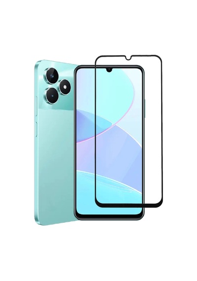 Forzacase Realme C51 İle Uyumlu Çerçeveli Tam Kaplayan Temperli Ekran Koruyucu - Fc003