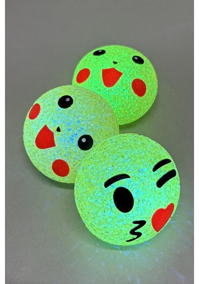 9 - 716 - Cm Emoji Işıklı Biblo 1 Adet - Shopılke - - Sarı