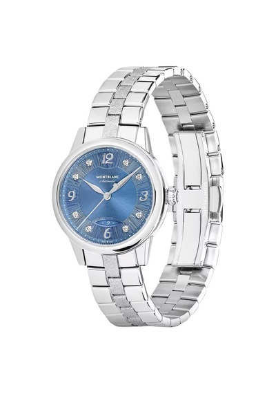 Montblanc Boheme Automatic Date 30 Mm Otomatik Saat 134341 Mavi