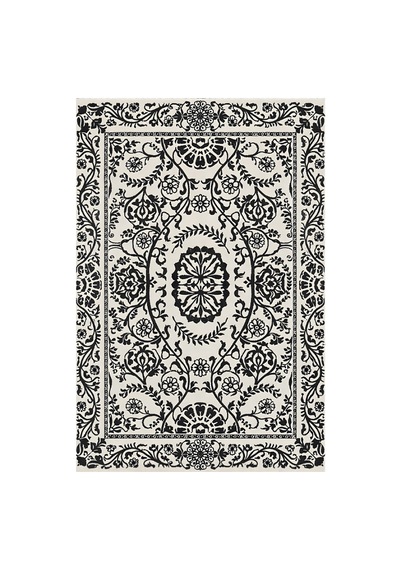 Kartela Halı Veso Halı Kaymaz Taban Makinede Yıkanabilir Halı Antrasit - 60 X 90 Cm