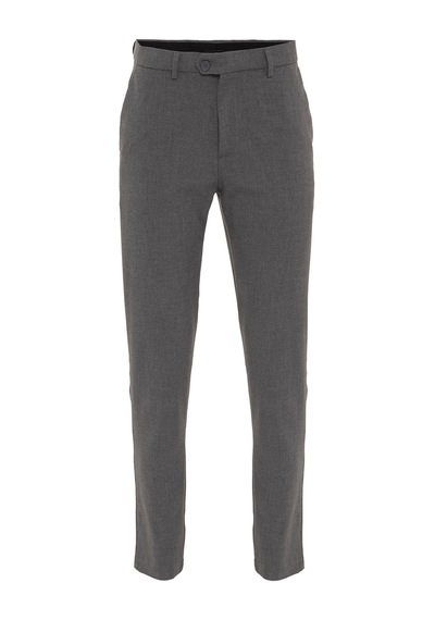 Antioch Erkek Aksesuar Detaylı Slim Fit Pantolon Gri