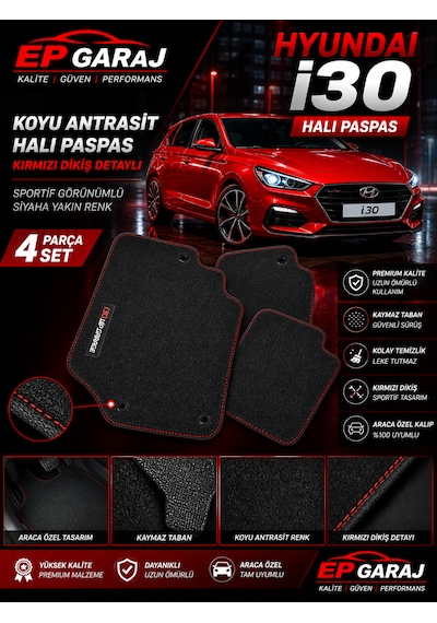 Hyundai İ30 Halı Paspas