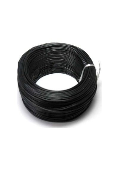 Robotistan 24 AWG Siyah Çok Damarlı Montaj Kablosu 100 M