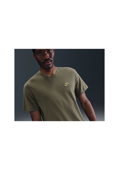 Nike M Nsw Club Tee Erkek Günlük Tişört Yesil Yesil
