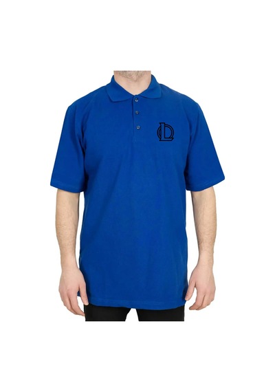 League Of Legends Logo Polo Yaka Lacivert Tişört