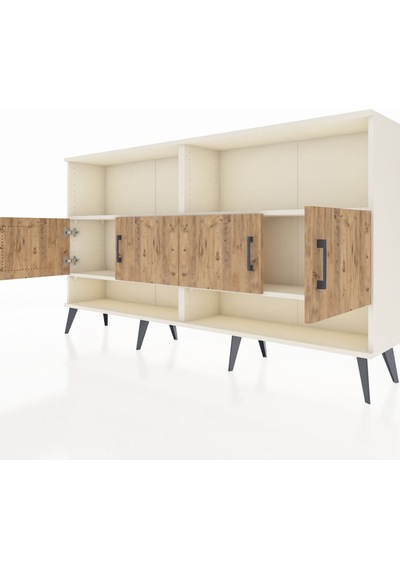 Arges Konsol 4 Raflı 4 Kapaklı 176x30x99 Aytaşı-çam/aytaşı Aytaşı-çam/aytaşı Arges Konsol 4 Raflı 4 Kapaklı 176x30x99 Aytaşı-çam/aytaşı Aytaşı-çam/aytaşı
