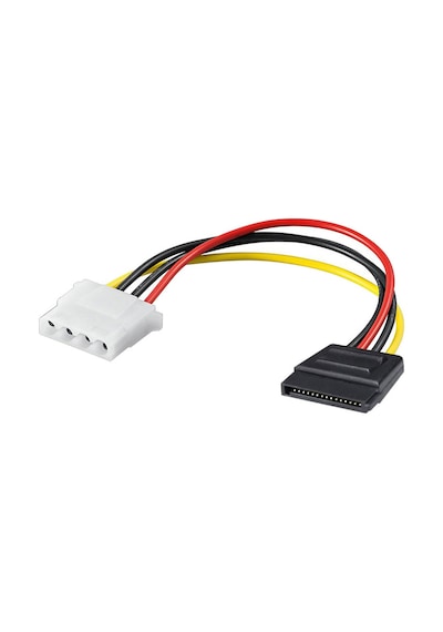 Molex 4 Pin Dişi Power To Sata 15 Pin Dişi Power Çevirici Kablo 30 Cm
