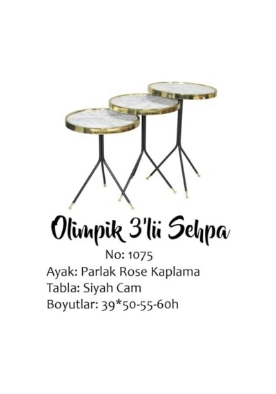 Brc Olimpik Zigon Model Beyaz Mermer Metal Transmisyon Gold Kapl (411833373)