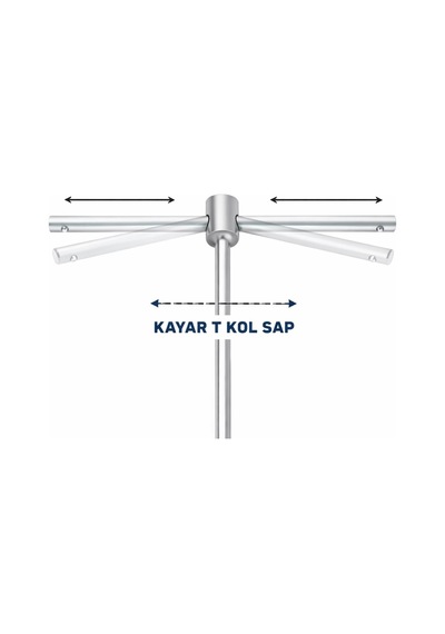 Ceta Form C01-60 1/4 Mafsallı T Kol Lokma Tutucu 495 Mm