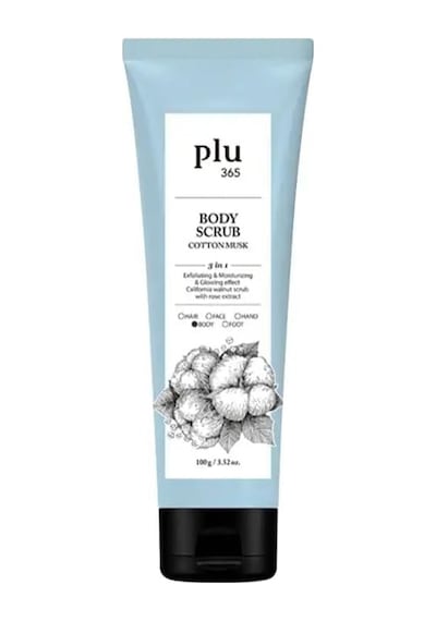 Plu 365 Body Scrub Cotton Musk 100 Gr Pamuk Çiçekli Vücut Peelingi
