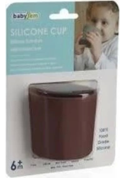 Babyjem Silikon Bardak 714 Mocha Çok Renkli