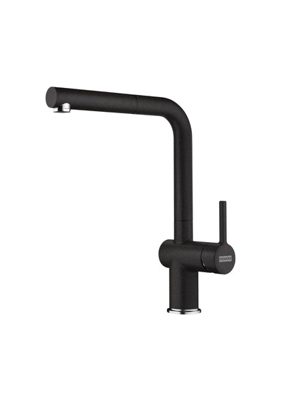 Franke Ubg 610-56 Granit Nero Evye, Active Plus Doccıa 2.0 Spiralli, Nero Armatür Siyah
