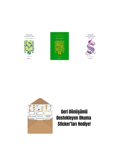Kuru Gürültü + Kuru Gürültü Ciltli + Venedik Taciri + Okuma Sticker'ları