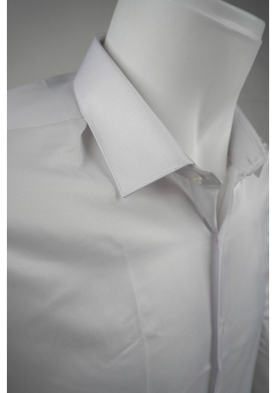 Elitpark Heritage Düz Renk Uzun Kollu Pamuklu Cepli Regular Fit Premium Saten Erkek Gömlek Beyaz Elitpark Heritage Düz Renk Uzun Kollu Pamuklu Cepli Regular Fit Premium Saten Erkek Gömlek Beyaz