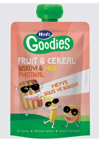 Mey İthalat Goodies Muz Portakal Bisküvi Havuç 100 Gr