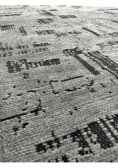 Çam Halı Bodrum Bdr 115 Antrasit Özel Latex Kaymaz Tabanlı Kilim