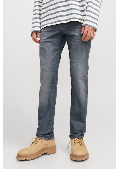 Jack & Jones Jjıglenn Erkek Slim Fit Jean Pantolon Jjıcon Jj 619 Noos Gri