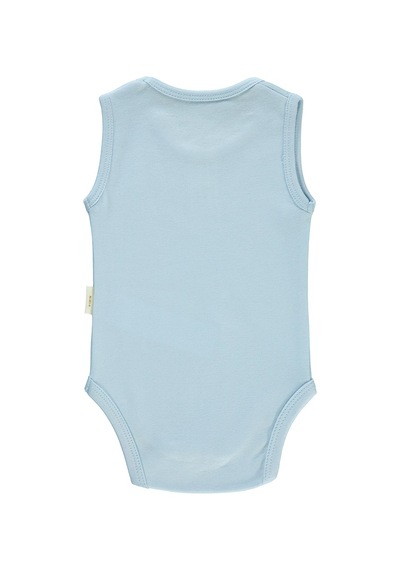 Civil Baby Bebek Organik Çıtçıtlı Badi 0-18 Ay Mavi