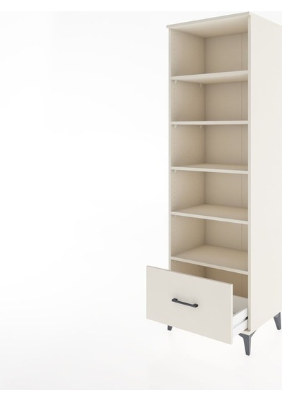 Hyperion Dolap 5 Raflı Tek Çekmeceli 60x44x195 Aytaşı-aytaşı Aytaşı