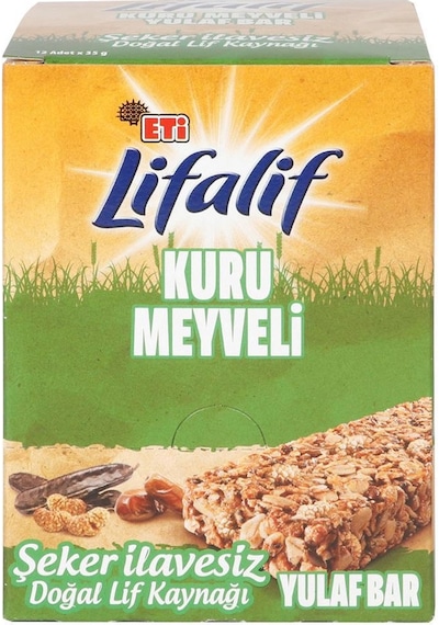 Eti Lifalif Kuru Meyveli Müsli Bar 16 x 35 G