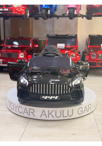 444 Akülü Araba 0-6 Yaş Uzaktan Kumandalı Siyah