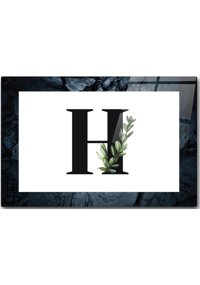 Decorita Cam Kesme Tahtası - Cam Kesme Tablası Harfli Tasarım H 20 CM x 30 CM