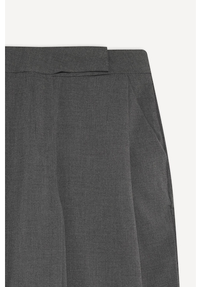 Defacto Barrel Fit Kısa Paça Bilek Boy Pantolon G0242ax25augr90 Gri