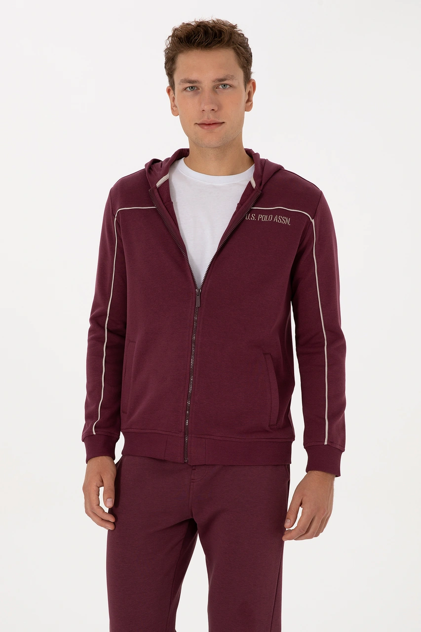 U.s. Polo Assn. Erkek Plum Hırka Örme 50315746-vr177 New Plum