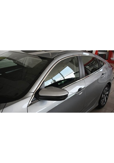 Honda Civic Fc5 Uyumlu Krom Cam Çerçevesi 2016+