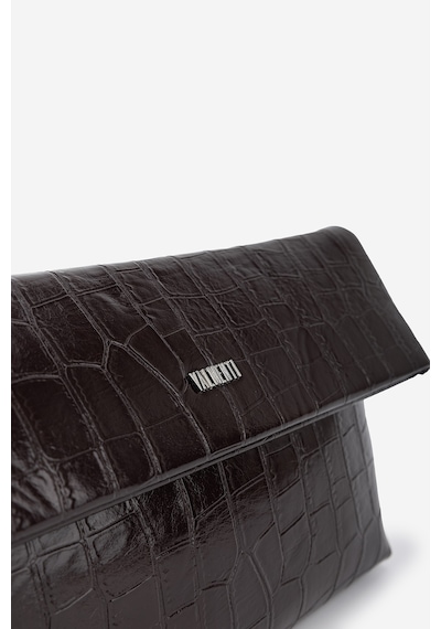 Valmenti Kadın Suni Deri Kahverengi Kroko Clutch Çanta 921 7484 Bn Cnt Sk26-27 Kahve Kroko