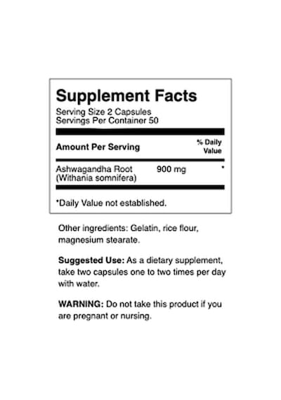 Swanson, Ashwa/gandha 450 Mg, 100 Capsules
