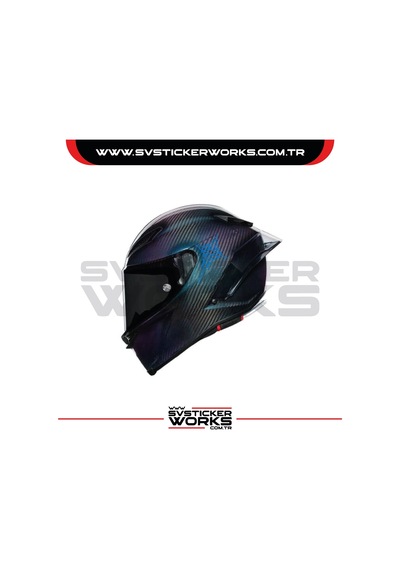 Haç Sticker Kask Sticker Kasklar Uyumlu Tek Yön 1 Adet Mavi