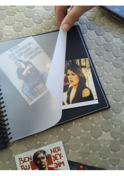 Koala Siyah Yapraklı Defter, Anı Defteri Polocard ,foto Albüm, Polaroid Foto Albüm