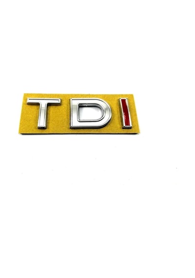 Volkswagen Uyumlu Tdı Bagaj Yazısı I Kırmızı 53mm-17mm