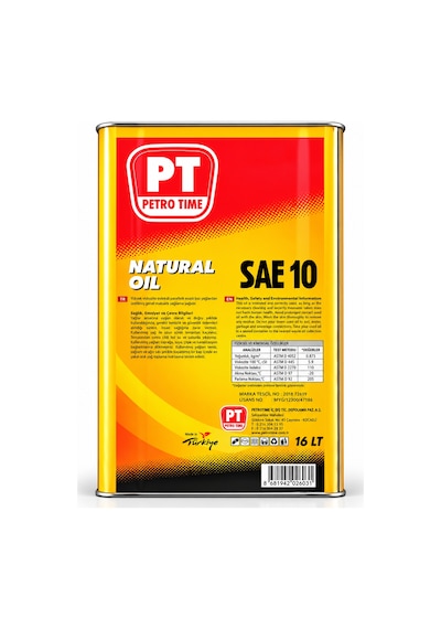 Petro Time SAE 10 Motor Yağı 16 L