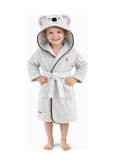 Ely Çocuk Bornozu Kapşonlu-haynanan Figürlü-bebek Bornoz-erkek-koala-gri 13-14 Yaş, Ely , 13-14 Yıl Sku: Mırstkd672377028 7/8 Yaş