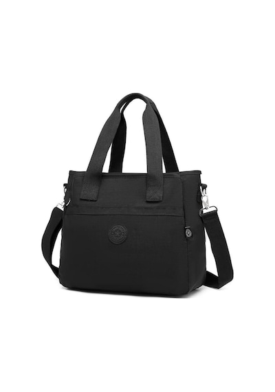 Smart Bags Omuz Askılı Kadın Çantası Krinkıl Kumaş 53310 Siyah