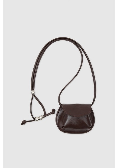 Shule Bags Lyra Mini Çanta Cüzdan Acı Kahve Acı Kahverengi