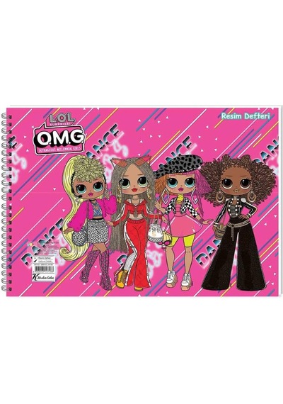 L.o.l. Omg 25x35cm 15 Yapraklı Spiralli Resim Defteri / 300215-79