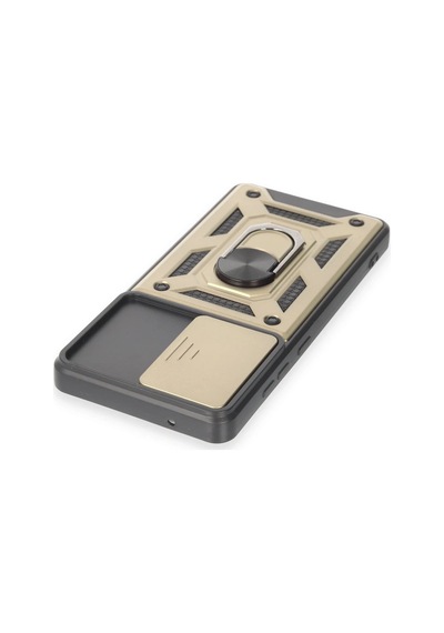 Cosmotex Newface Samsung Galaxy Uyumlu  S20 Fe Kılıf Pars Lens Yüzüklü Silikon - Gold