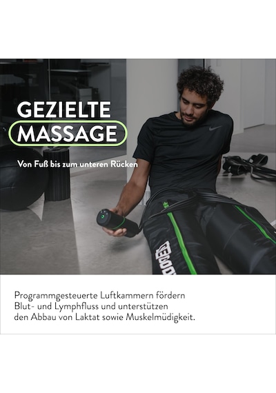 Go Lite Boots Bacak Masajını Yeniden Başlatıyor 180 Mmhg 4 Örtüşen Oda Evde Ve Yolda Kas Kurtarma L