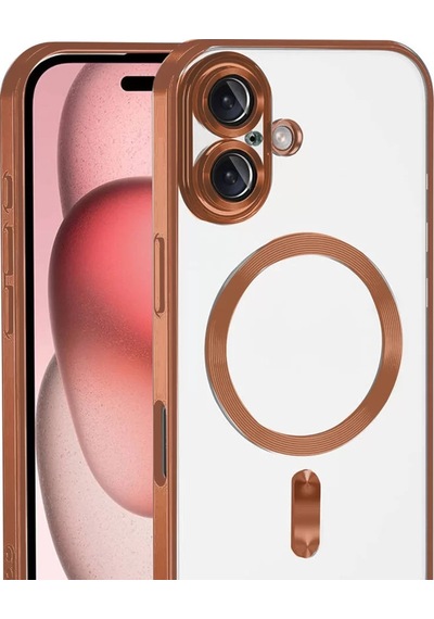 Newface Apple İphone 17 Kross Magneticsafe Kapak - Turuncu