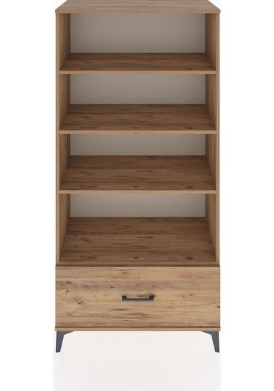 Hyperion Dolap 4 Raflı Tek Çekmeceli 88x44x182 Çam-çam Atlas Çam
