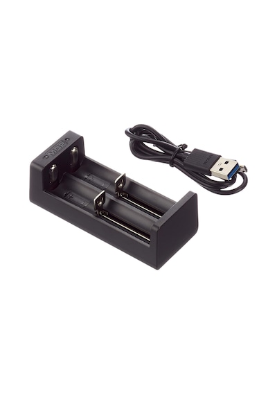 Mc2 Akıllı Cccv Lityum İyon Şarj Cihazı 5 Volt, 1 A, 2 Şarj Yuvası 14500 İla 26650 Formatları İçin