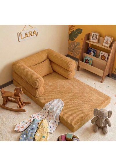 Miniwood Montessori Yatak Oyun Alanlı Bebek Yer Yatağı Sünger Çocuk Karyola 101 x 150 CM