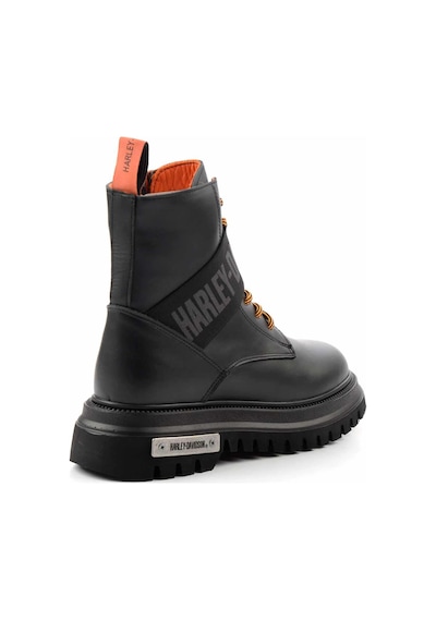 Harley Davidson Black Hakiki Deri Kadın Bot & Bootie Hd0777055403 Black