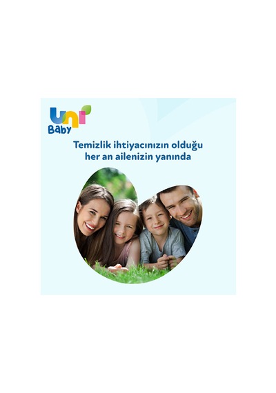 Uni Baby Aile Islak Mendil 3x52 156 Yaprak Tekli