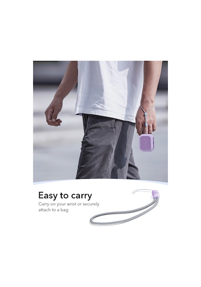 Apple AirPods Uyumlu Pro 3 2025 Orbit Hybrid Manyetik Halolock Magsafe Kılıf Lavanta