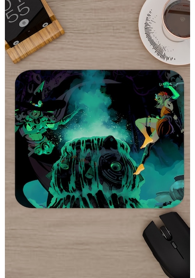 Hades 2 Kaymaz Dikişli Kauçuk Oyuncu Mousepad V5 - 22x18 Gaming Mouse Pad Fare Altlığı